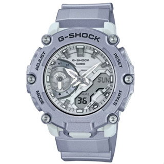 【CASIO 卡西歐】G-SHOCK 銀色金屬 未來感 碳核心防護構造 GA-2200FF-8A 47.1mm