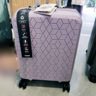 【Verage 維麗傑】 19吋鑽石風潮系列登機箱/行李箱紫橘色