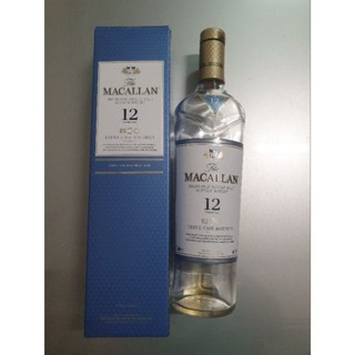 麥卡倫12.15年單一麥芽威士忌 經典雪莉桶 黃金三桶系列 臻彩系列 空瓶