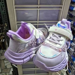 立足運動用品 童鞋 KUROMI庫洛米 Sanrio三麗鷗公司貨 魔鬼氈舒適輕量運動鞋 724317 紫
