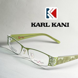 【 美國嘻哈品牌KARL KANI 】 街頭文化｜綠白｜簍空｜雕花｜潮流休閒品牌｜紐約｜鏡框｜出清｜長方框【唯光眼鏡 】
