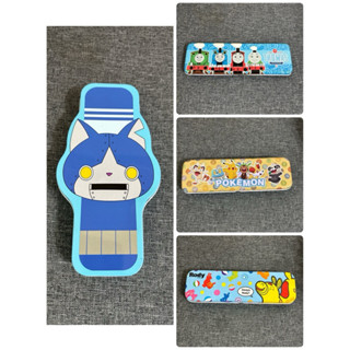 硬殼鉛筆盒 造型 鉛筆盒 馬口鐵 妖怪手錶 Rody THOMAS POKEMON 學生 文具 二手