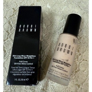8-9成新正品bobbi brown 持久無痕輕感粉底spf15 pa++ 30ml