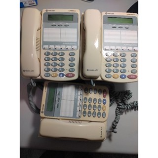 TECOM SD616A東訊二手主機一套三支螢幕話機