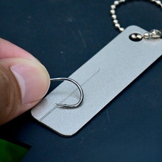 金剛石磨刀石 超硬金剛 磨魚鉤 魚鉤銼 小型磨刀器 釣魚用具 磨刀器 釣魚工具 磨刀片【ff032】99750走走去旅行