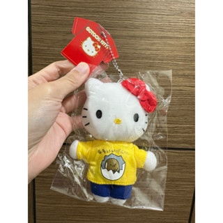 走走。日本［日貨代購］/全新現貨。Snario三麗鷗hello kitty吊飾娃娃名古屋金澤限定mix蛋黃哥衣服吊牌未拆