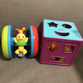 【PLAYSKOOL兒樂寶】滾動小鴨玩具/ 形狀配對盒