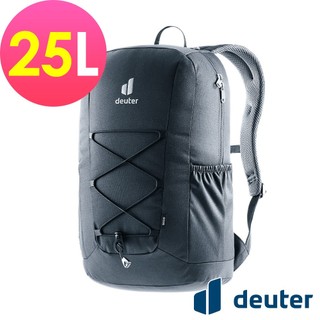deuter GOGO休閒旅遊後背包 #3813224 黑色 25L通勤包 健行包 學生書包 登山背包《台南悠活運動家》