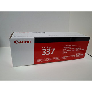CANON CRG-337 CRG337 337 含稅 原廠黑色全新盒裝碳粉匣
