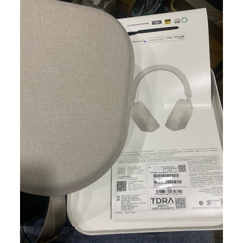 SONY WH-1000XM5 耳罩式 無線降噪 藍芽耳機 灰 公司貨 {可用3C折抵｝