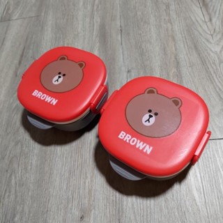 BROWN不鏽鋼便當盒，兒童餐盒，不鏽鋼便當，正版Line好友