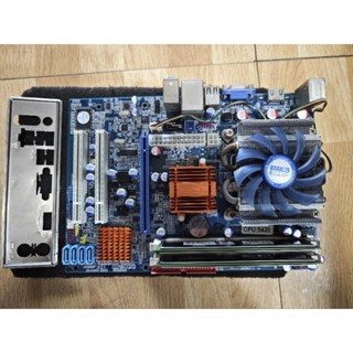 精銘 Guso G41 主機板 Intel L5420 CPU DDR3 4G*2 8G RAM 超頻3熱導管 散熱器