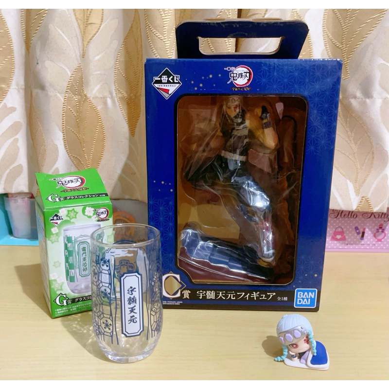 音柱一番賞 音柱公仔 C賞 宇髓天元 鬼滅之刃一番賞 音柱 鬼滅之刃 一番賞公仔 一番賞 玻璃杯 鬼滅之刃扭蛋 音柱扭蛋