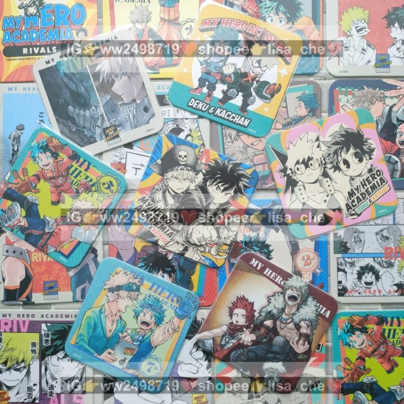 日版 我的英雄學院 RIVALS 杯墊 可挑款 JF2023 爆豪勝己 爆豪 綠谷 轟 我的英雄學院展 幼馴染