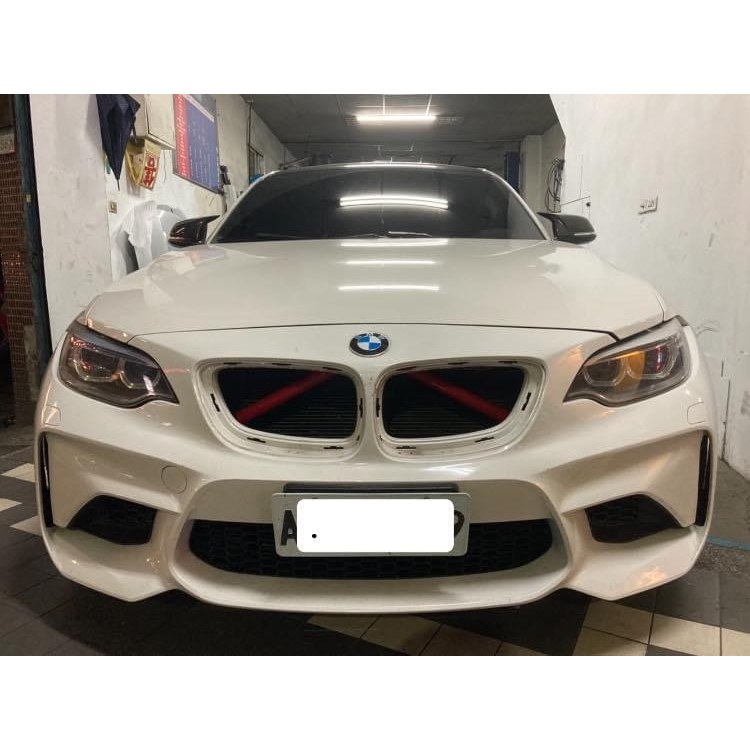 寶馬 BMW F22 紅色鼻毛 F22水箱罩橫桿 220鼻毛 M235中網橫桿