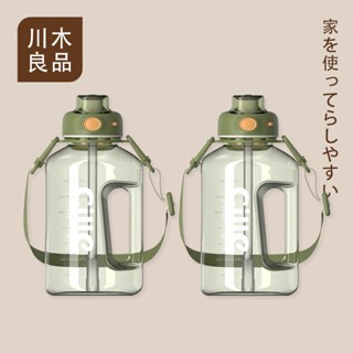 隔日到貨 噸噸桶 1.5L超級大容量【完全密封の不漏水】運動水壺 健身水壺 吸管水壺 彈蓋水壺 便攜戶外水壺 川木良品