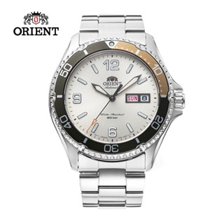 ORIENT 東方錶 WATER RESISTANT系列 200m潛水錶 鋼帶款 銀白色 RA-AA0821S