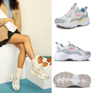 【KangaROOS 美國袋鼠鞋】女鞋 DAZZLE 2 莫蘭迪系奶霜鞋 (卡其/綠/黃-KW41285)
