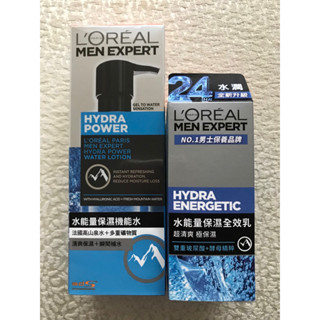 郵遞區號 LOREAL Paris 巴黎萊雅 男士水能量保濕全效乳 50ml 男仕水能量保濕機能水 120ml