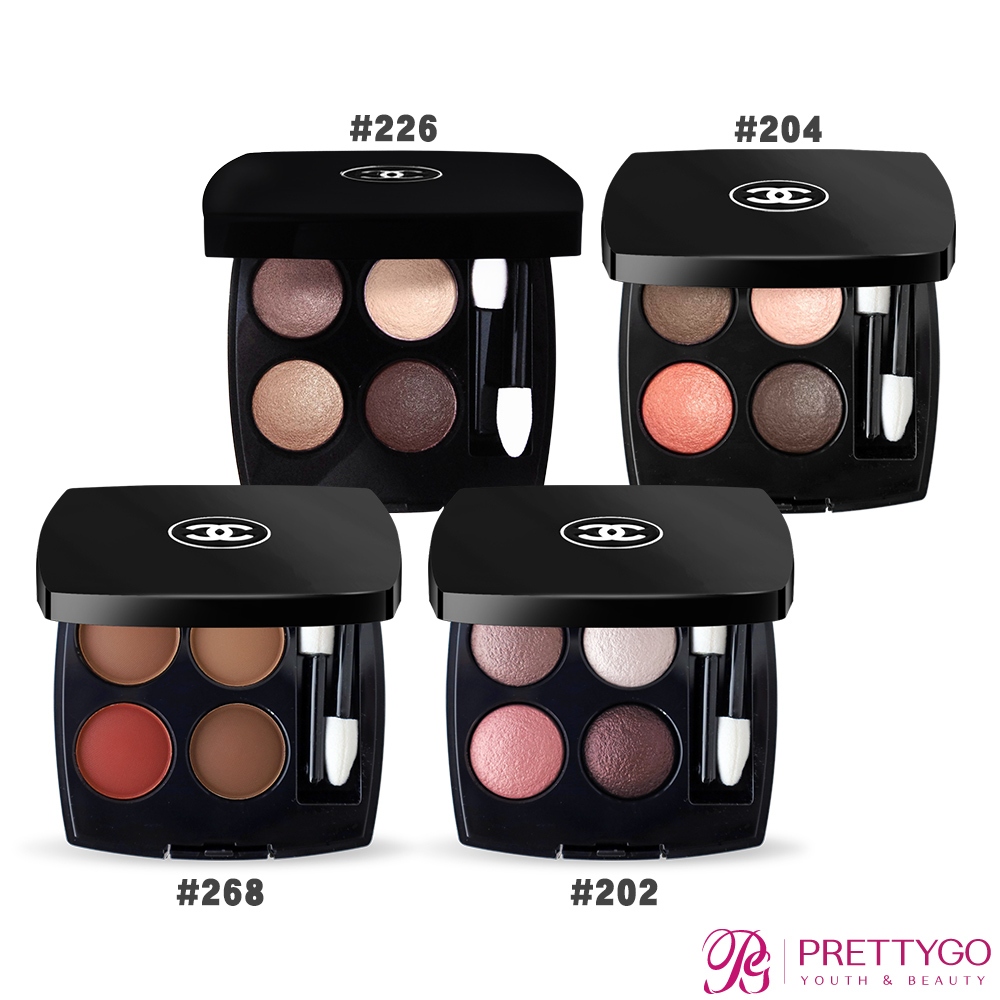 CHANEL 香奈兒 四色眼影(2g)-國際航空版-多色可選#202 #226 #268 #204【美麗購】