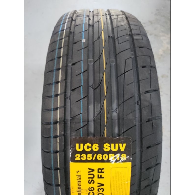 【杰 輪】CONTINENTAL 德國馬牌 UC6 suv 225/55-18 含安裝完工價換四條再送3D電腦四輪定位