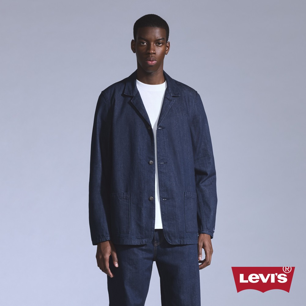 Levi's® BLUETAB™ 男款 丹寧牛仔西裝式外套 人氣新品 001LK-0000