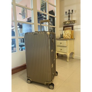 家人的二手行李箱Rimowa Trunk Plus E tag冰箱行李箱2018購於臺灣專櫃愛馬仕盒子都可以放