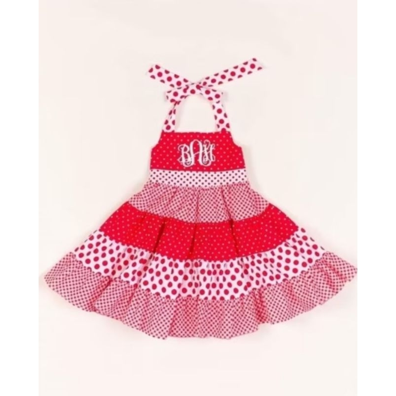 全新正品RR RICRAC&RUFFLES  旋轉洋裝4T