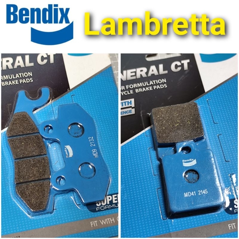 bendix MD9 MD41 lambretta v125 v200 來令片 剎車皮 碟煞