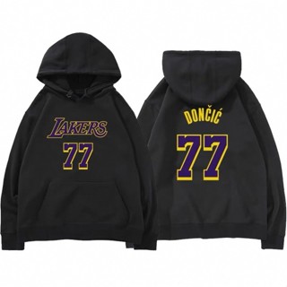 🔥唐西奇Luka Doncic東契奇帽T長袖連帽T恤上衛衣🔥NBA球衣湖人隊獨行俠小牛隊運動衣服棉T大學T男籃球衣B28