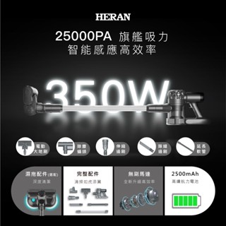 【禾聯HERAN】智慧多錐炫風無線手持吸塵器HVC-35SC050