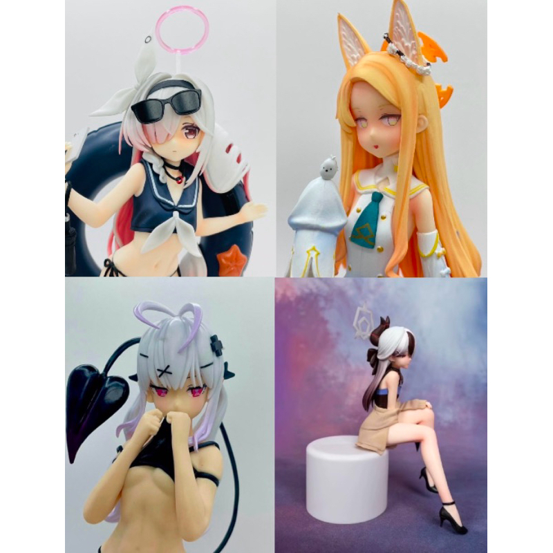 死之宮環奈 普拉娜 阿羅娜 百合園聖亞 鬼方佳代子 公仔 收藏 蔚藍檔案 狼師