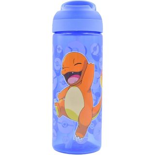 預購600ml👍空運👍英國專櫃 pokemon 寶可夢 皮卡丘 兒童水壺 吸管塑膠水壺小火龍CHARMANDER