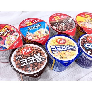 韓貨舖子🇰🇷 韓國 杯裝 家樂氏 Kellogg's Post OREO 奧利奧 巧克力 草莓 棉花糖 可可球 蜂蜜麥片