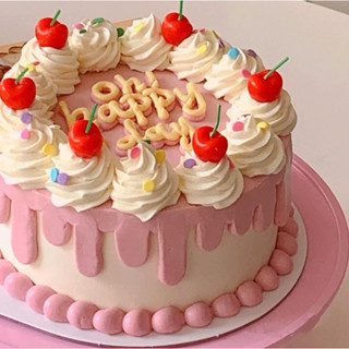 ｜現貨秒出｜韓系ins紅色櫻桃蠟燭、生日蠟燭🍒