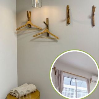 掛勾 樹枝掛勾 (臺灣現貨) 實木掛勾 木頭掛勾 剝皮樹枝 掛衣架 裝潢設材料 家居裝飾 掛衣架 衣架 掛勾 DIY