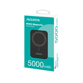 蝦皮隔日到貨 威剛ADATA 磁吸無線 PD/QC快充行動電源 R050 (5000mAh)-黑 墊腳石購物網