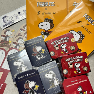 限量！星宇航空 史努比 snoopy 撲克牌/貼紙/行李掛牌/