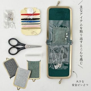 【日本GENDAI】三色 隨身迷你針線包 手掌大小針線包 縫紉包