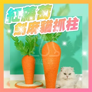 紅蘿蔔貓抓柱 貓抓柱 劍麻貓抓柱 寵物貓抓柱 趣味貓抓柱 造型貓抓柱 貓抓板 貓咪玩具 紅蘿蔔柱 【寵生活】