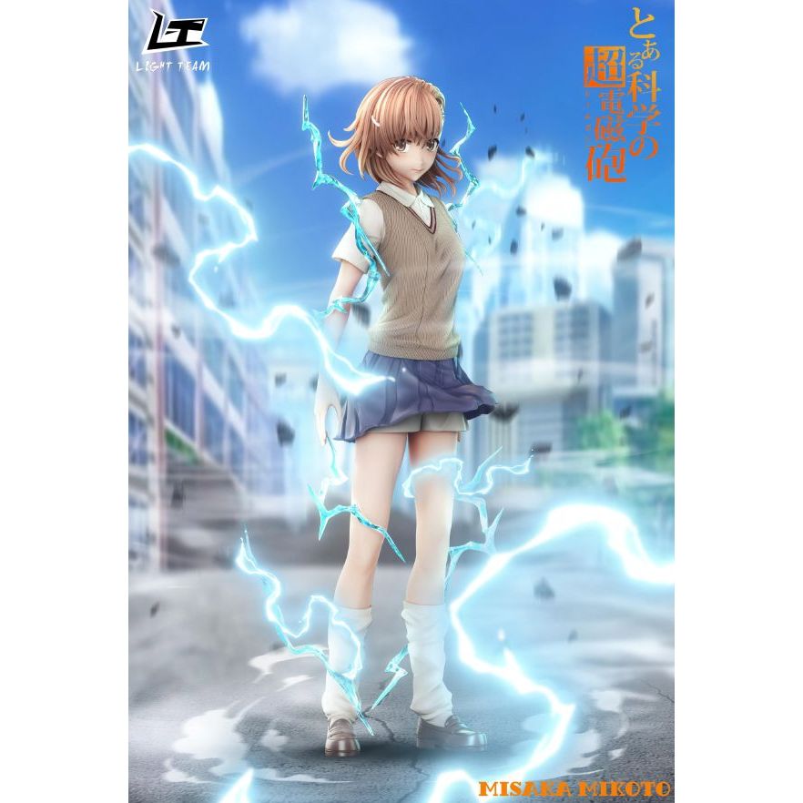 預購 Light team 御阪美琴 園都市 常盤台的超電磁砲 魔法禁書目錄 科學超電磁砲 Misaka Mikoto