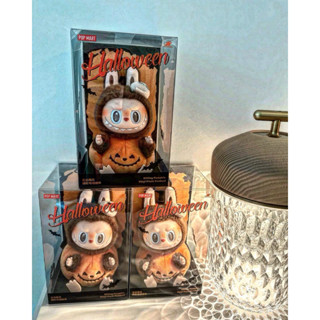 BLS • 正版 POPMART 泡泡瑪特 LABUBU 萬聖節限定 拉布布 南瓜 趣多多 坐坐派對 搪膠臉 掛件 公仔