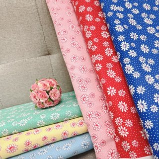 【臺灣喜佳】日本布/進口布料/Happy message系列-復古的小碎花(6色/棉布)