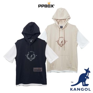 KANGOL 袋鼠 桂冠 印花 短T 限定款 64258072 時尚 短袖 衣服 情侶裝 帽T 連帽 日韓穿搭