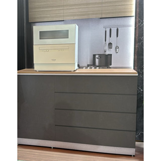 預購【信源電器】6人份Panasonic桌上型洗碗機NP-K1YWHR2TW