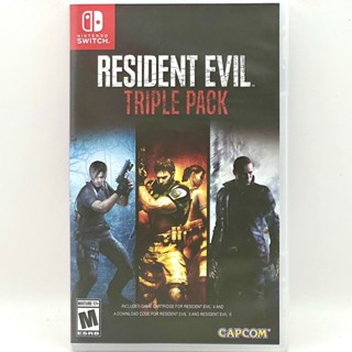 [序號可使用]NS Switch 惡靈古堡4 中文版 (三重包封面 5代與6代兌換序號) 二手遊戲