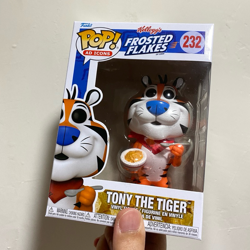 [李大] 正版現貨 Funko POP 東尼虎 家樂氏 麥片 Tony The Tiger AD Icons #232