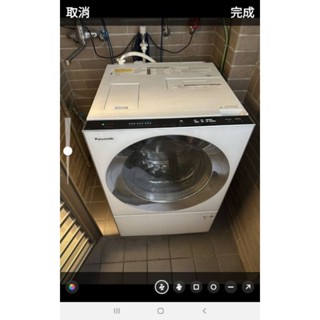 漂亮新款，2021年新讚～二手中古國際牌10.5公斤變頻滾筒洗脫烘洗衣機，2021年，型號NA-D106X3，保固3個月