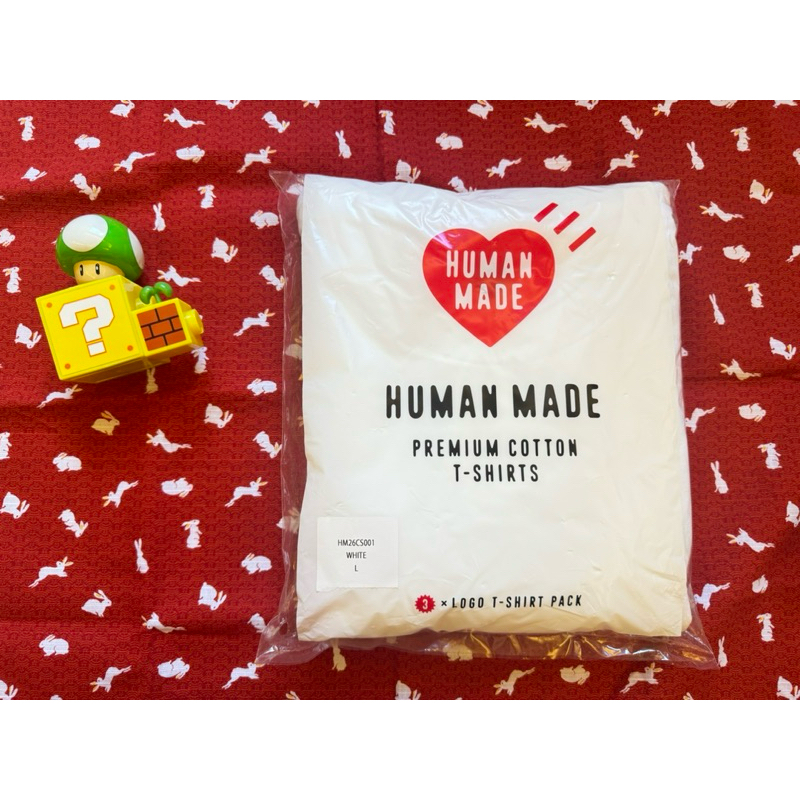 日本Human Made 經典素T(3入）不敗款 情侶T