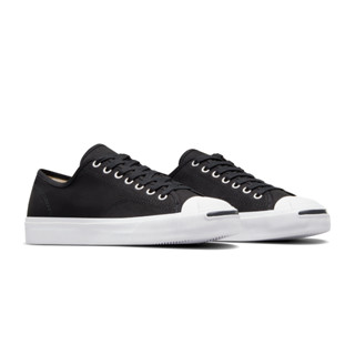 CONVERSE-男女低筒休閒鞋-164056C-布面 黑色 Jack Purcell 開口笑 街頭潮流-版型偏大